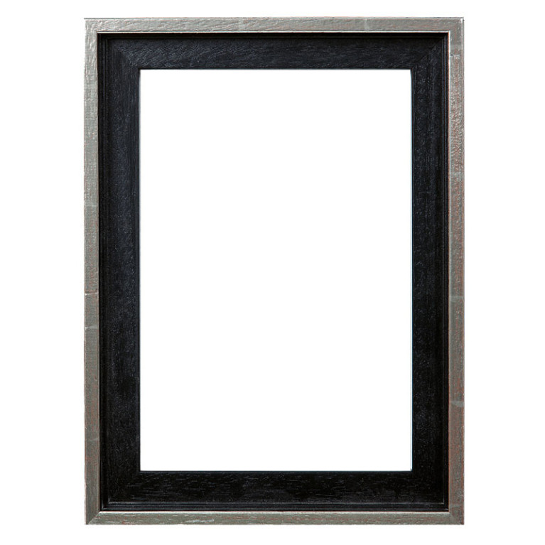 Baklijst Zwart/Zilver 60x90 cm - Vooraanzicht