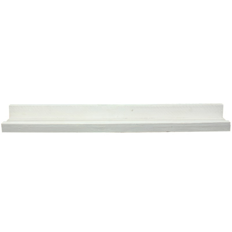 Fotoplank Steigerhout Wit 80cm voorkant details
