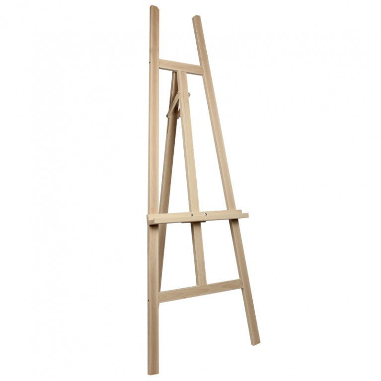 Schildersezel Leonardo - Blank Ongelakt 154 cm 