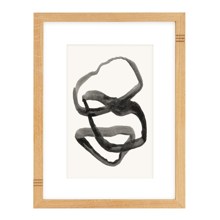 Vintlux Fotolijst Naesby Thin - Eiken Ongelakt 20x30 cm - Art Print en Passe Partout