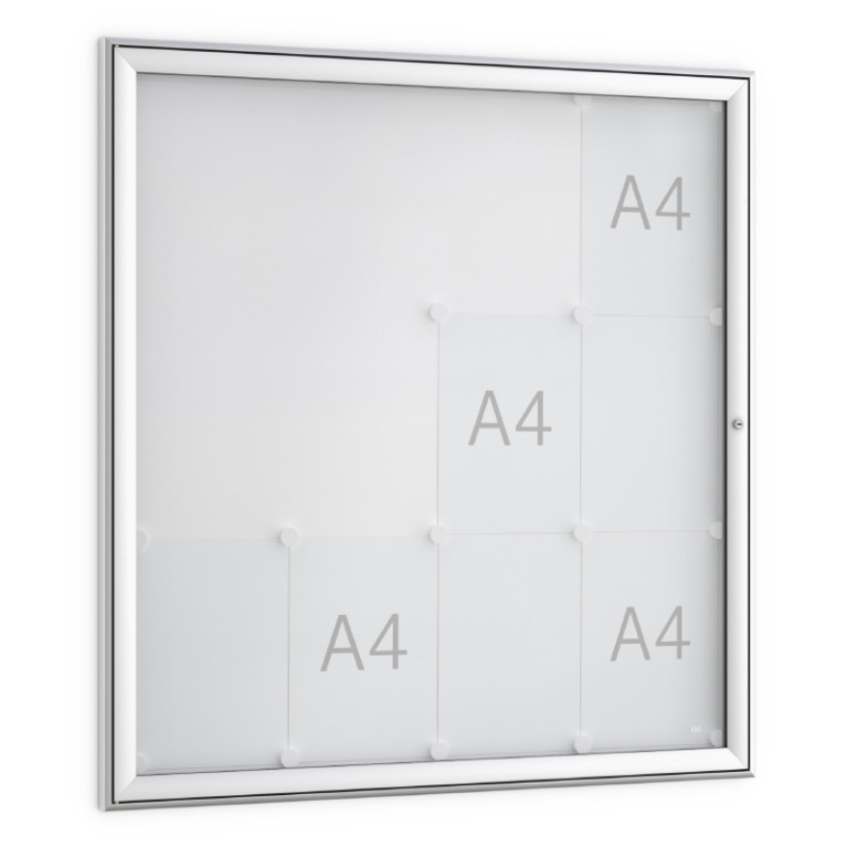 Informatiekast Buiten Draaideur 12x A4 Basic