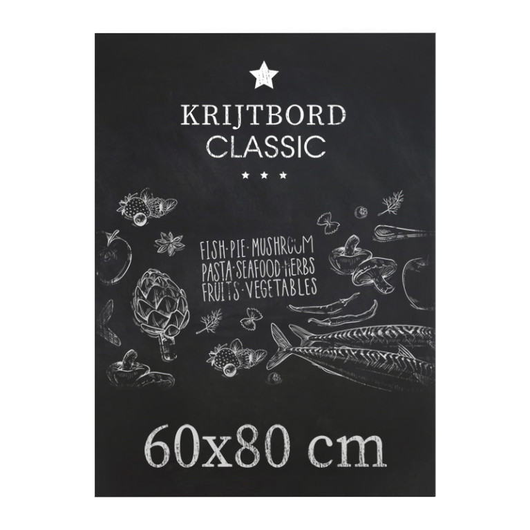 Krijtbord Classic 60x80 cm Zonder Ophangsysteem