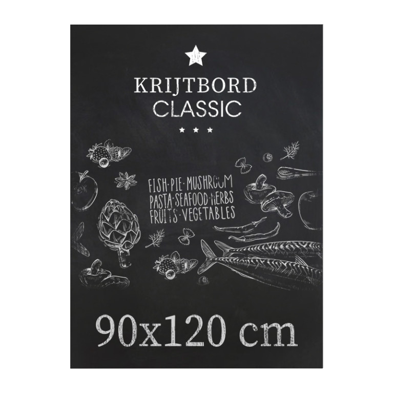 Krijtbord Classic 90x120 cm Zonder Ophangsysteem