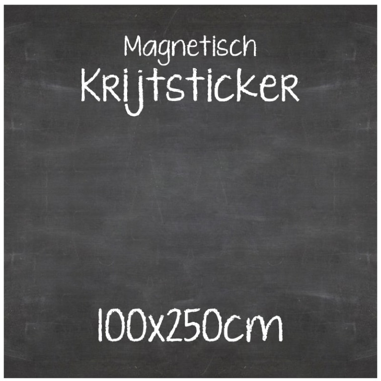 Magnetische Krijtsticker 100x250 cm