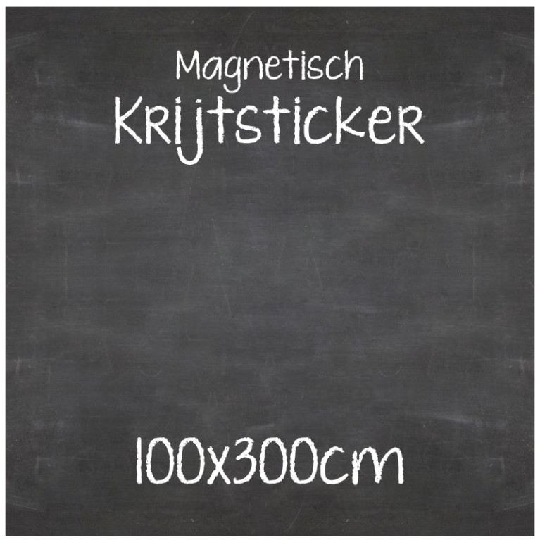 Het begin Weiland Deskundige Magnetische Krijtsticker 100x300 cm
