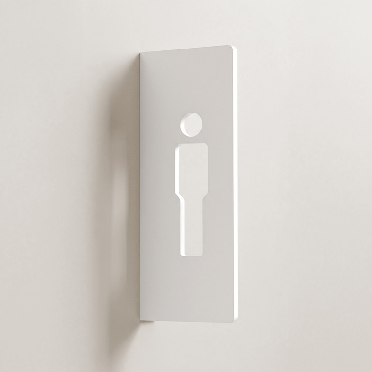 Oacklux Toiletbord Restro Wit - Man