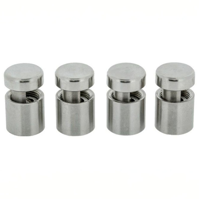 Afstandhouder zijgrip RVS 18x16mm (verpakt per 4 stuks)