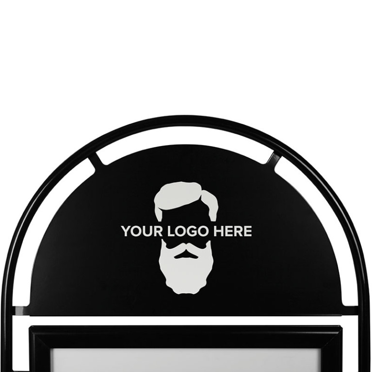 Bedrukt Topbord Round Tube A-model A1 Deluxe - Black