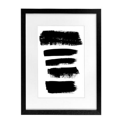 Wissellijst Hout Zwart Breed 60x80 cm - Art en Passe Partout