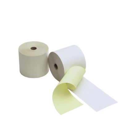 Duplorollen wit/geel 57x57x12mm - 50 rl/ds