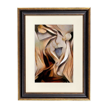 Fotolijst Venice Zwart/Goud A4 (21x29,7 cm) - Art Print en Passe Partout