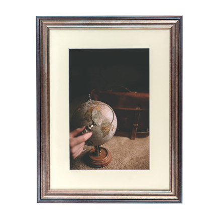 Fotolijst Nuoro Brons 60x70 cm - Art Print en Passe Partout