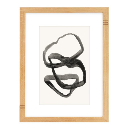 Vintlux Fotolijst Naesby Thin - Eiken Ongelakt 30x30 cm - Art Print en Passe Partout