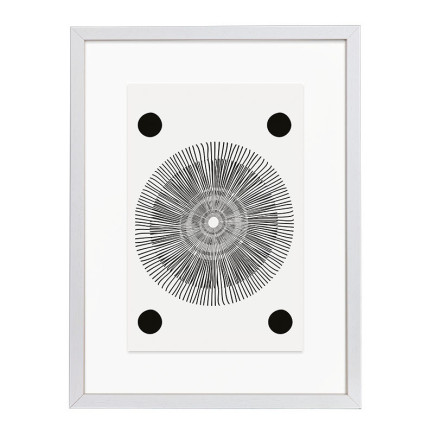 Wissellijst Hout Wit 18x24 cm - Art Print en Passe Partout