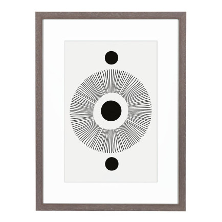 Wissellijst Vergrijsd 30x40 cm - Art Print en Passe Partout