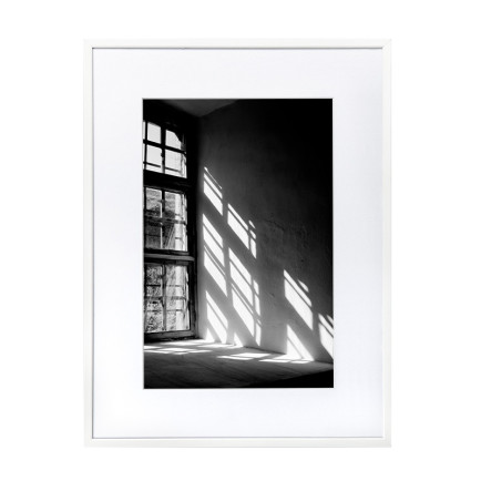 Wissellijst Wit 50x70cm met print
