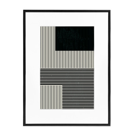 Wissellijst Aluminium Mat Zwart 28x35 cm - Art Print en Passe Partout