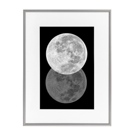 Wissellijst Budget Zilver 28x35cm met print