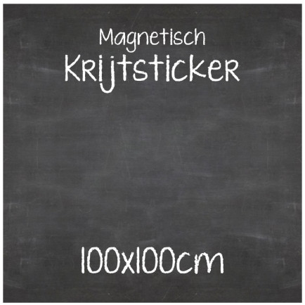Magnetische Krijtsticker 100x100 cm