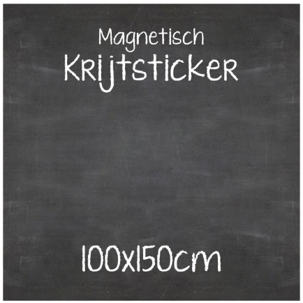 Magnetische Krijtsticker 100x150 cm