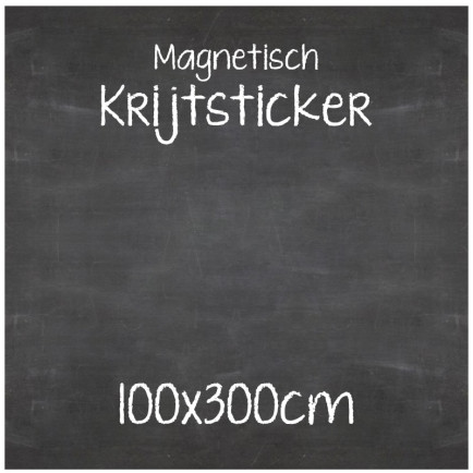 Magnetische Krijtsticker 100x300 cm