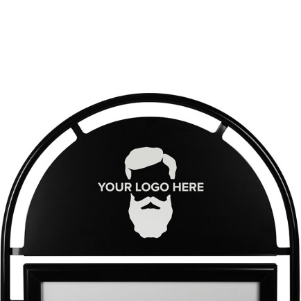 Bedrukt Topbord Round Tube A1 - Black